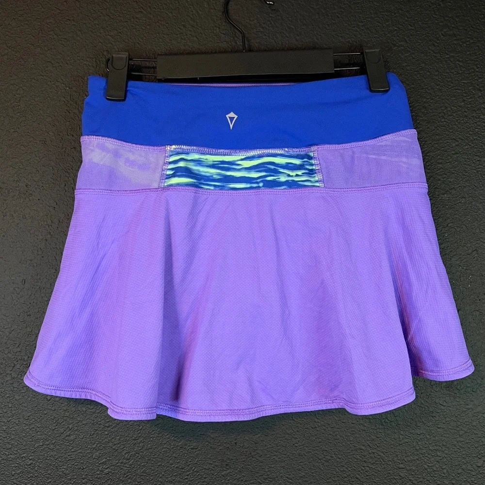 ivivva‎ by Lululemon Purple Athletic Skort Girls Size 12 Waist Tennis Running
